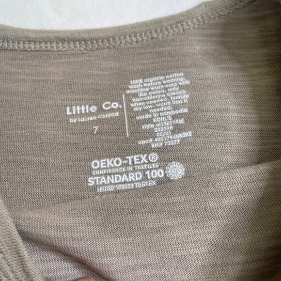 Little Co Mushroom Print Shirt size 7 - Picture 4 of 5